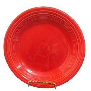 Fiestaware Scarlet Red Dinner Plate‎ Fiesta USA HLC BBBC 10.5” 2013 Lead Free